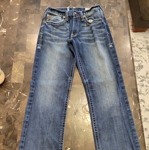 Men's Ariat Jeans 31x34 M5 Slim Stretch Adkins Stackable Straight